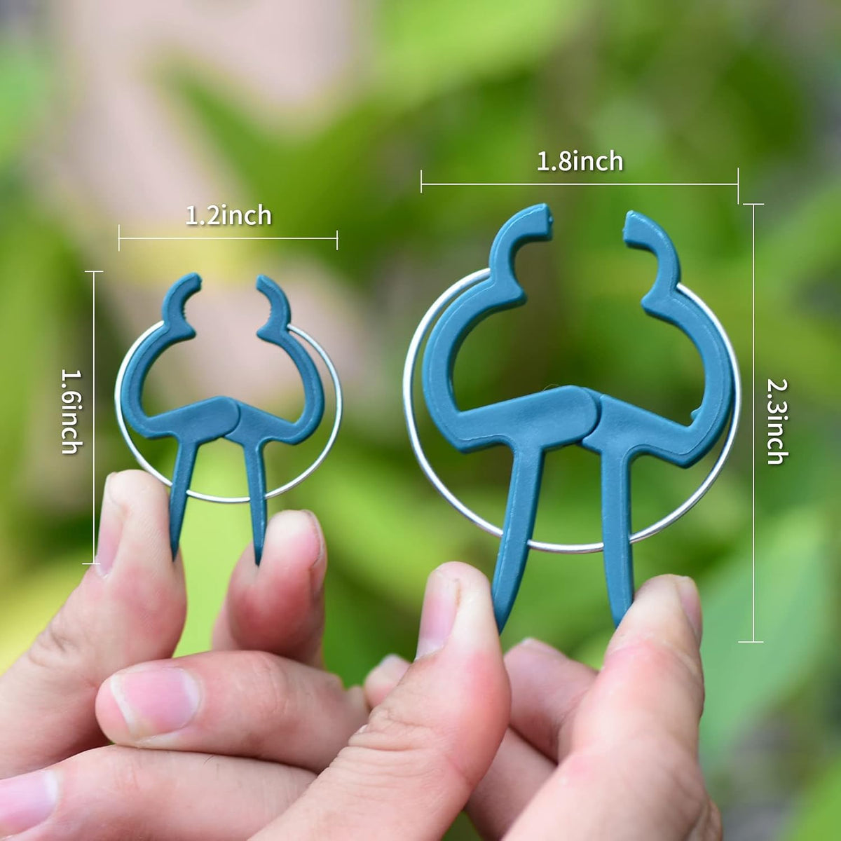 Plant Support Clips, 80 PCS Gentle Flower Plant Clamps for Supporting Vine Climbing Plants