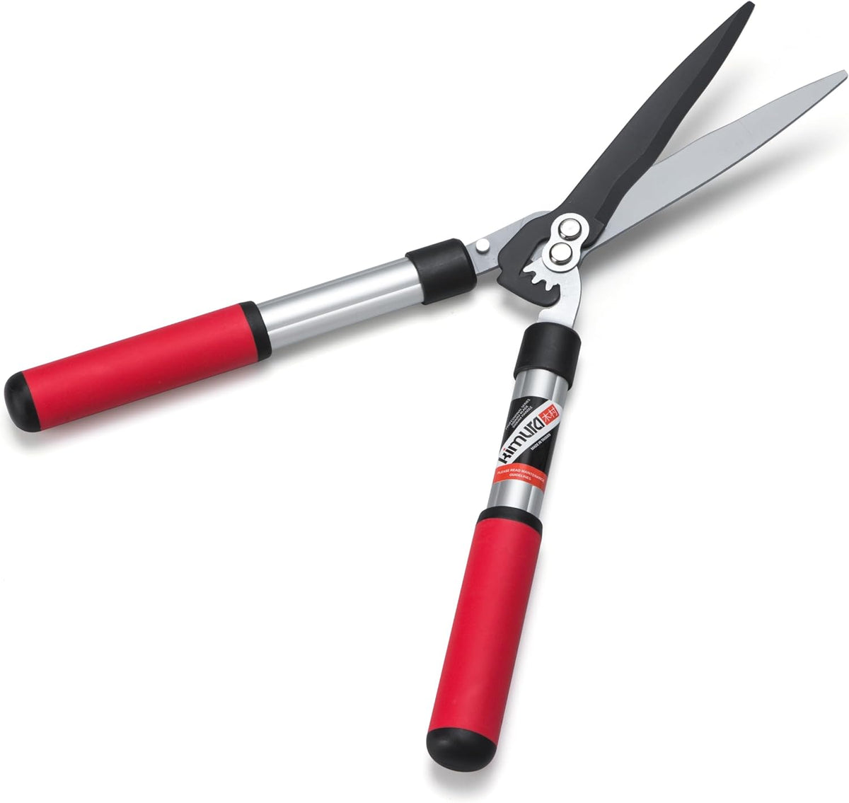 Kimura® Pro Heavy Duty Hedge Shears - Premium Garden Clippers with Patented Gearing Technology