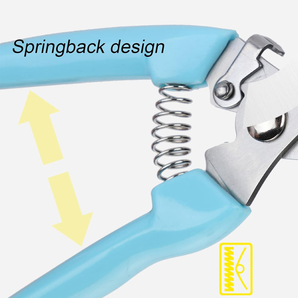 Curve Gardening Scissor with Sharp Stainless Steel Blade Garden Shears for Cutting Flowers Trimming