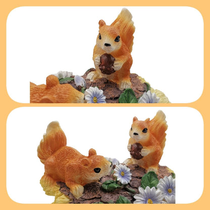 Squirrel Statues Gutter Downspout Extension Statues Garden Decoration,Resin Statue Outdoor