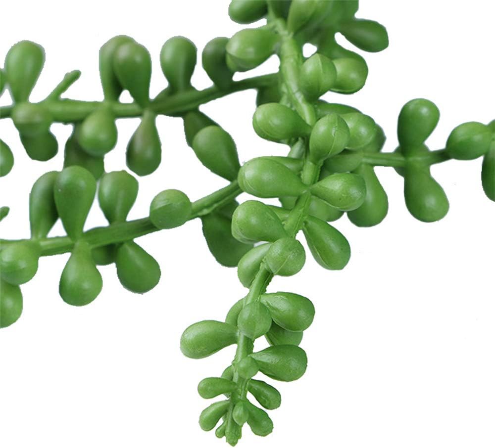 3 Pcs String of Pearls Plant Artificial Hanging Succulents Plants for Home Garden Decor (Pots Not