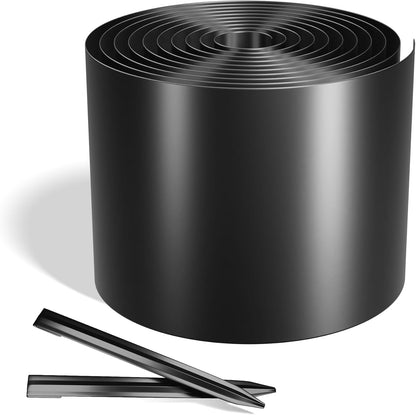 Worth Galvanized Steel Landscape Edging 4.5" x25' Metal Garden Edging Roll Flexible Bender Border