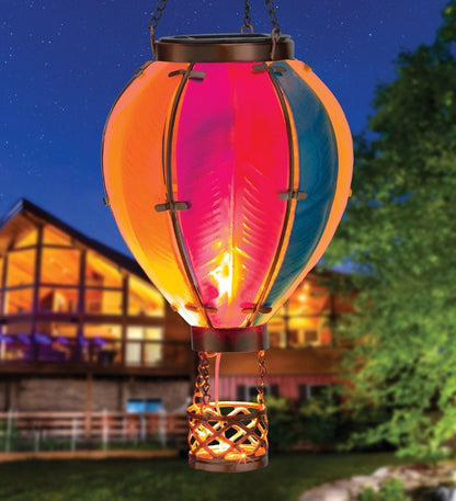 Regal Art & Gift Hot Air Balloon Solar Lantern – Hanging Solar-Powered LED Lights, Waterproof