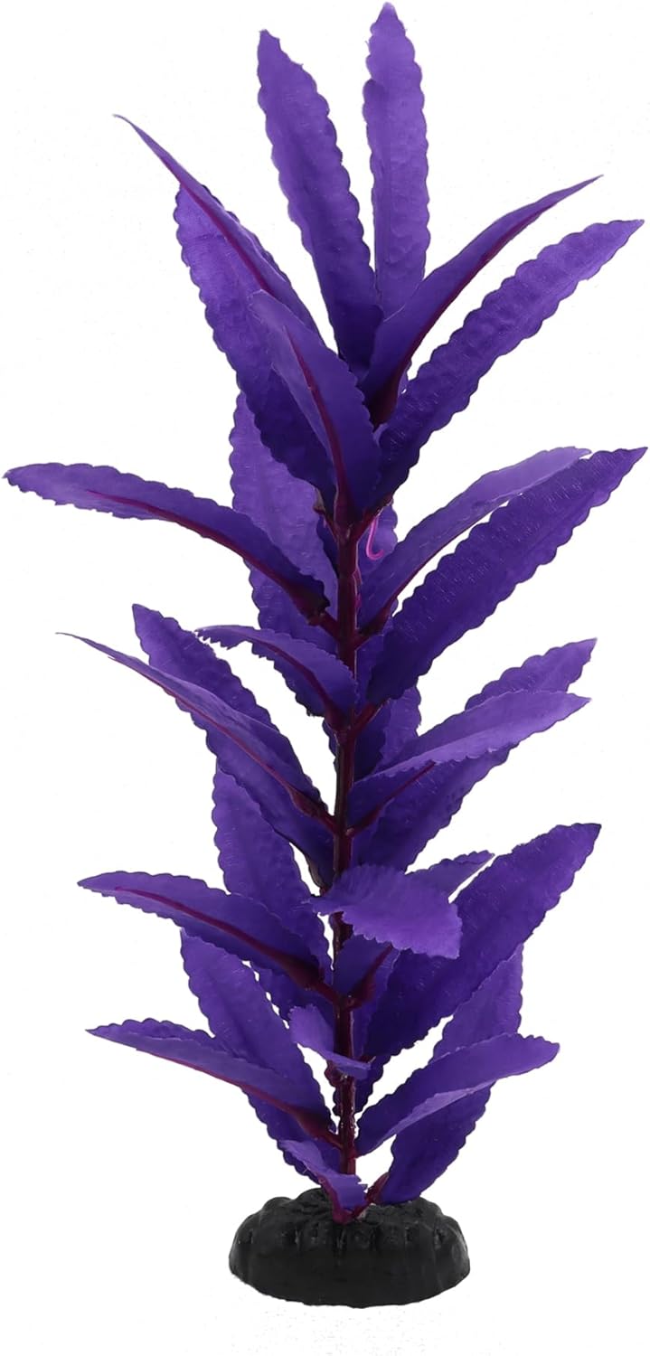 2-Pack 12 Inch Aquarium Silk Aquarium Plants, Artificial Plastic Plant for Small Tank, Goldfish