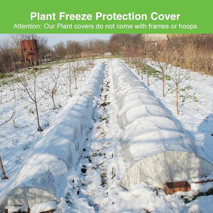 YFFSIDMY Plant Covers Freeze Protection 8'x40', Frost Blankets for Outdoor Plants and Trees, Frost