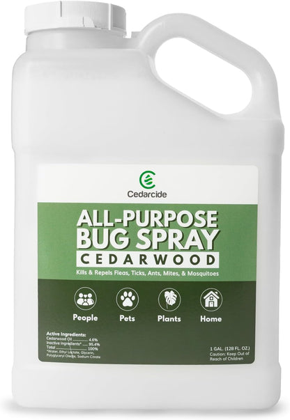Cedarcide All-Purpose Bug Spray | Kill and Control Mosquitos, Fleas, Ticks, Ants | Made with