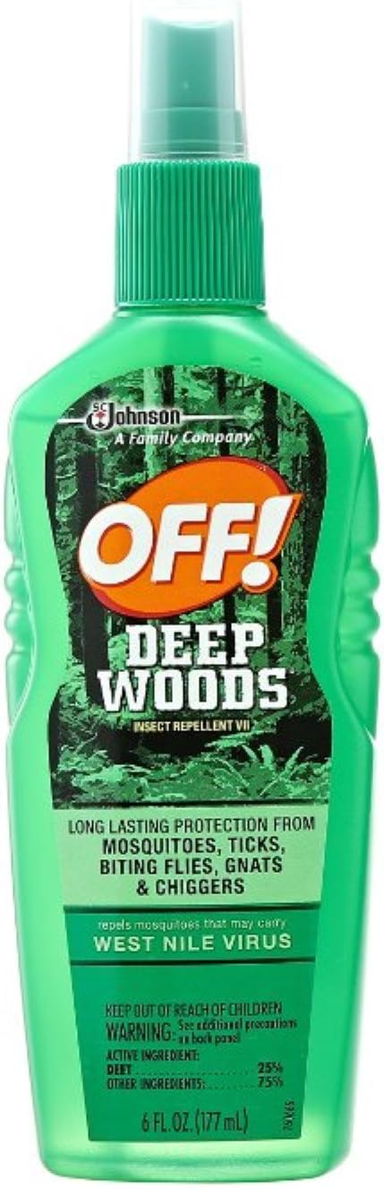 OFF! Deep Woods Off! Insect Repellent Pump 6 oz (Pack of 5)