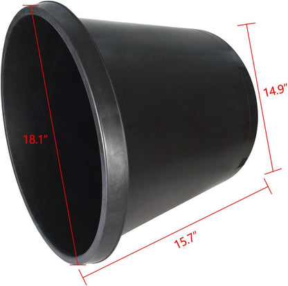 10-Pack 15 Gallon Round Premium Nursery Pot Plant Flower Seedling Container Garden Planter Pots for