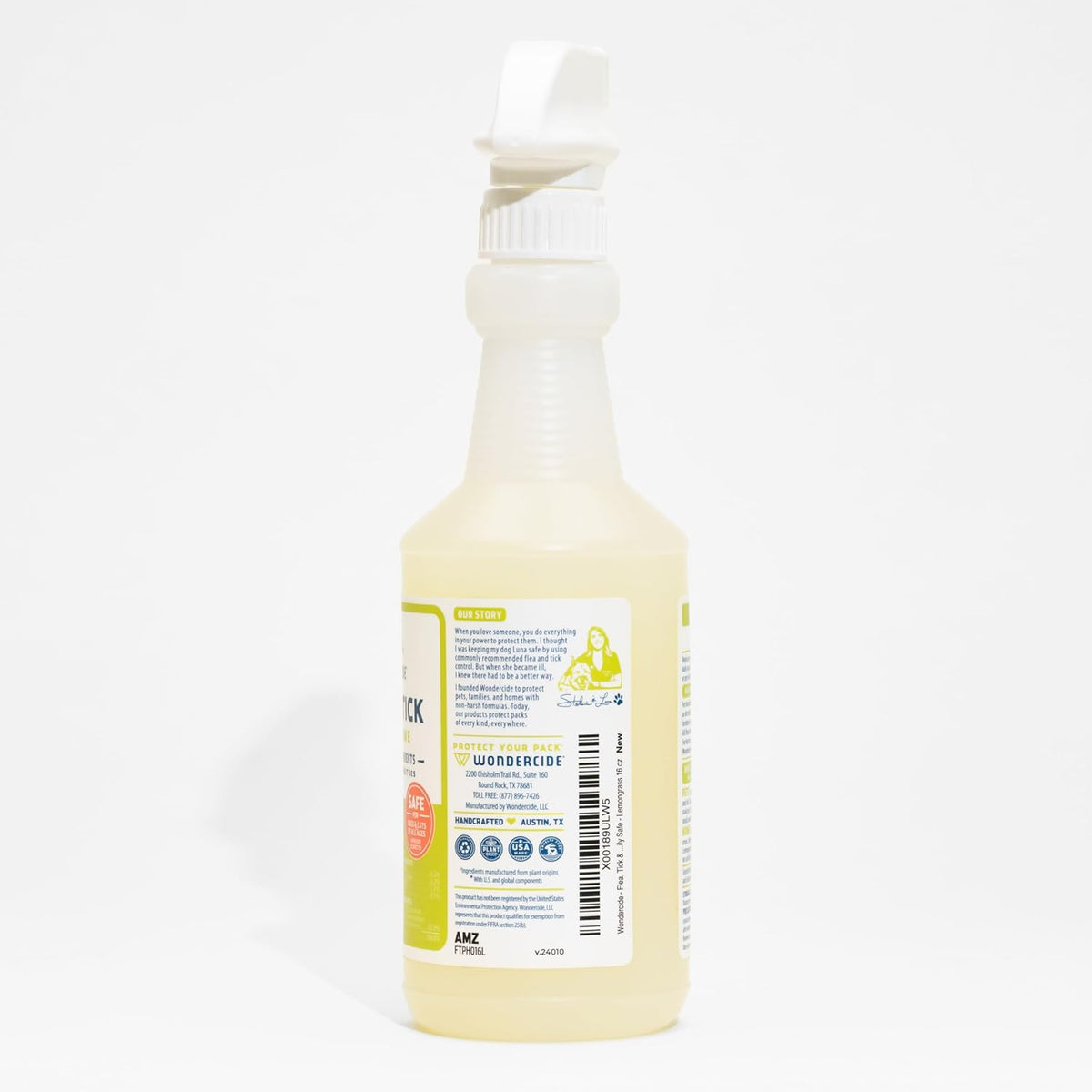 Wondercide - Flea, Tick & Mosquito Spray for Pets and Home with Natural Essential Oils - Killer