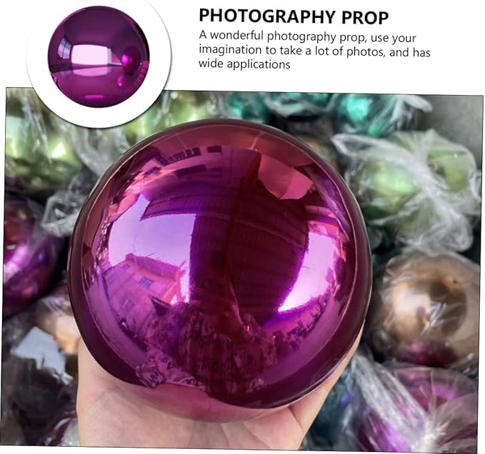 Gazing Globe Mirror Ball 4.72 Inch, Set of 2 – Perfect for Garden Decorations, Outdoor Spaces, and