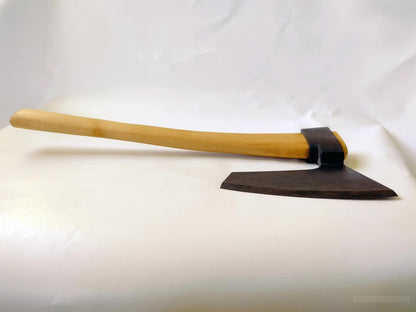 Hand-Forged Hewing Bearded Broad Axe – European Style