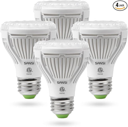 SANSI LED Grow Light Bulb for Seeds and Greens, Full Spectrum 10W Grow Light (150 Watt Equiv) with