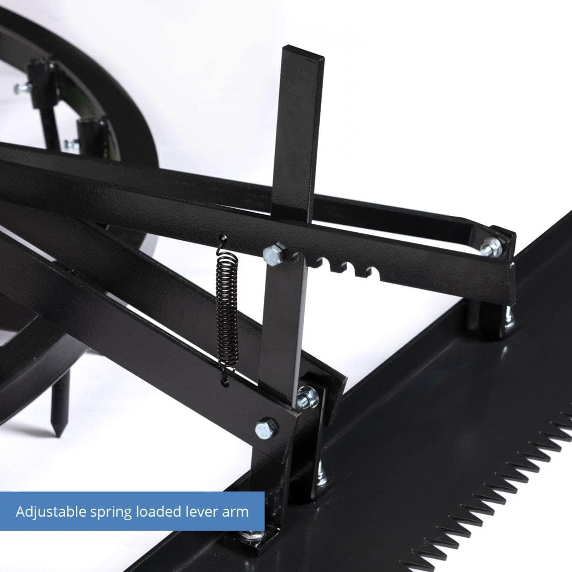 Titan Attachments Arena Spin Harrow Groomer 72" Cat 1 3 Point Quick Hitch HD (Add Optional Rake