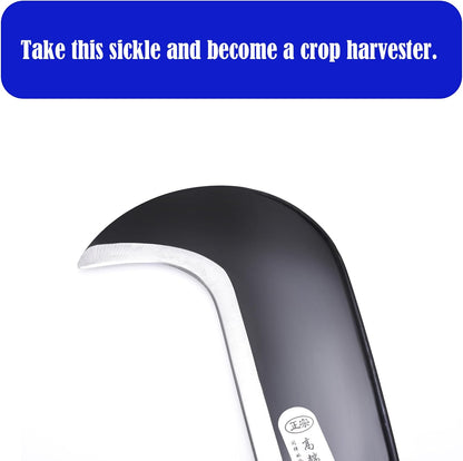 1pce 340mm/13.39in Manganese Steel Billhook Brush Clearing Sickle for Grass,Weeding Tools for