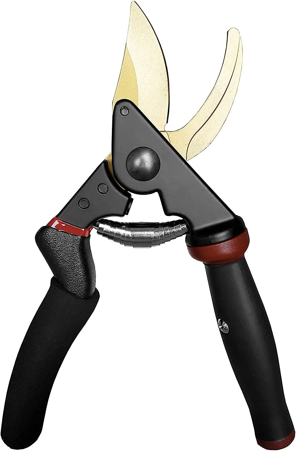 gonicc 8.5" Professional Rotating Bypass Titanium Coated Pruning Shears(GPPS-1014), Secateurs