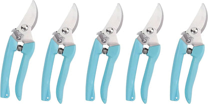 5pcs Garden Flower Shears Pruning Shears 6.9 inches Scissors Heavy Duty Plant Scissors for Cutting
