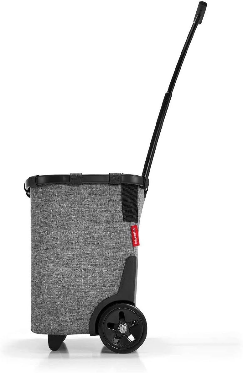reisenthel carrycruiser Twist Silver - Portable Shopping Trolley with Sturdy Aluminum Frame