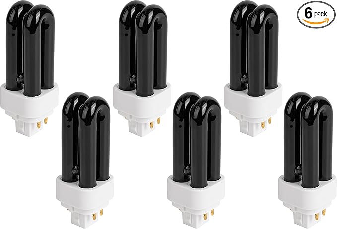 BlueStars 6-Pack 7W 41050 Replacement UV Light Bulbs for Indoor DynaTrap Models DT1050 DT1100
