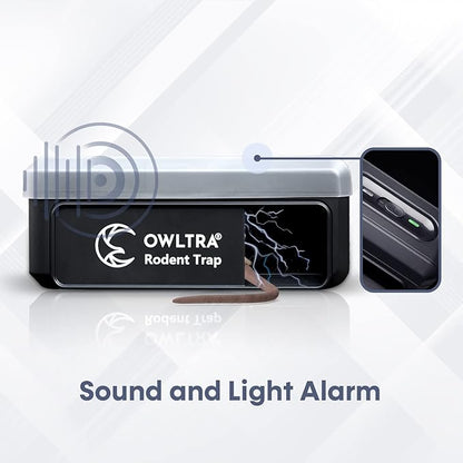 OWLTRA 2 Pack OW-7 in-/Outdoor Electric Rodent Trap, Instant Kill Mouse & Rat Zapper with