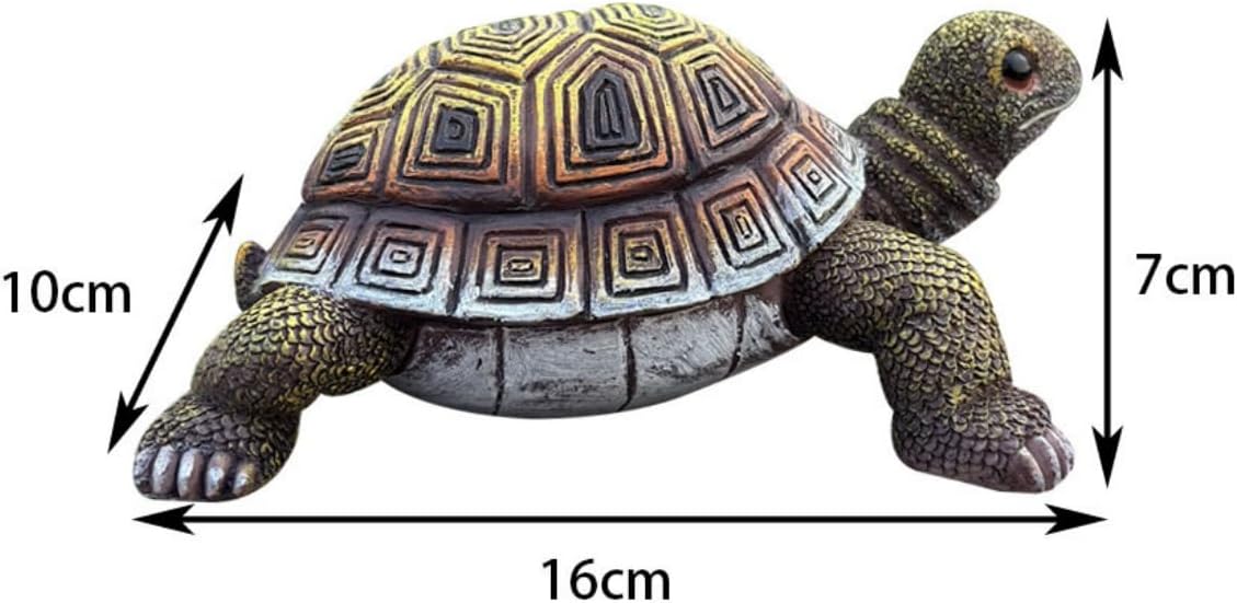 Turtle Statue, Walking Tortoise Figurine Outdoor Sculpture Decor for Yard Patio Garden