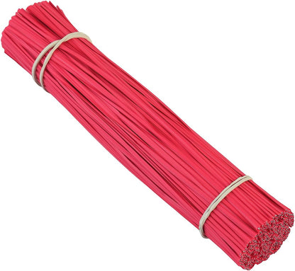 Tangyinrd 300 Pcs 6 inch Red Plastic Twist Ties, Cable Ties, for Bags, Gardening Tools