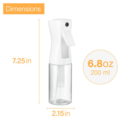 SUPER+ 2 Pack Continuous Spray Bottles - Ultra Fine Mist Sprayer | Water Spray Bottle For Hair