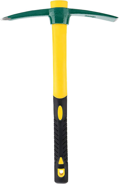 ZOENHOU 17.7 Inch Pick Mattock Hoe, Forged Garden Pick, Weeding Mattock Hoe Agriculture Hand Tools