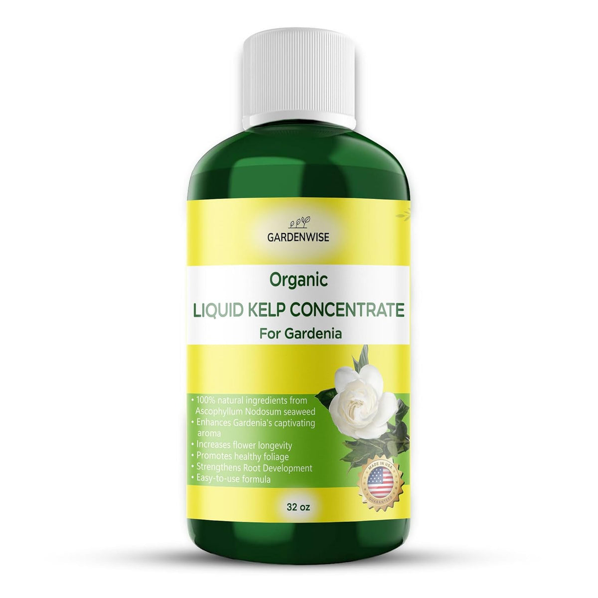 Organic Premium Kelp Seaweed Fertilizer for Gardenia - Liquid Fertilizer - Liquid Plant Food
