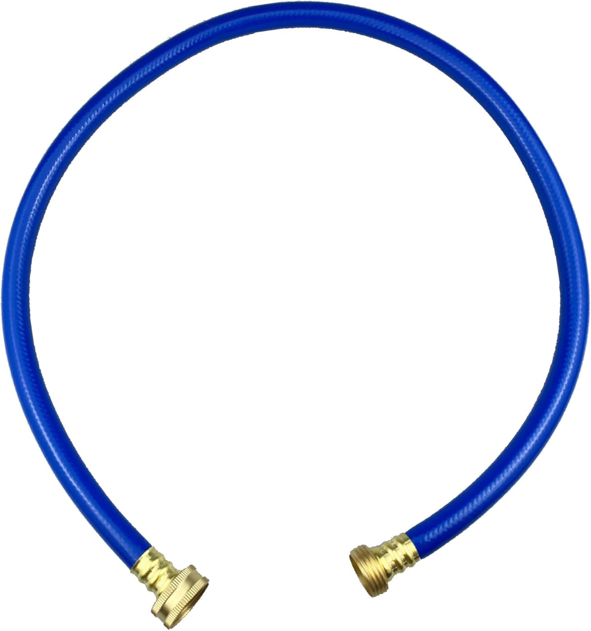 PVC Garden Hose 1/2 Inch Green Heavy Duty Water Hose with Solid Brass Fittings,No Leaking
