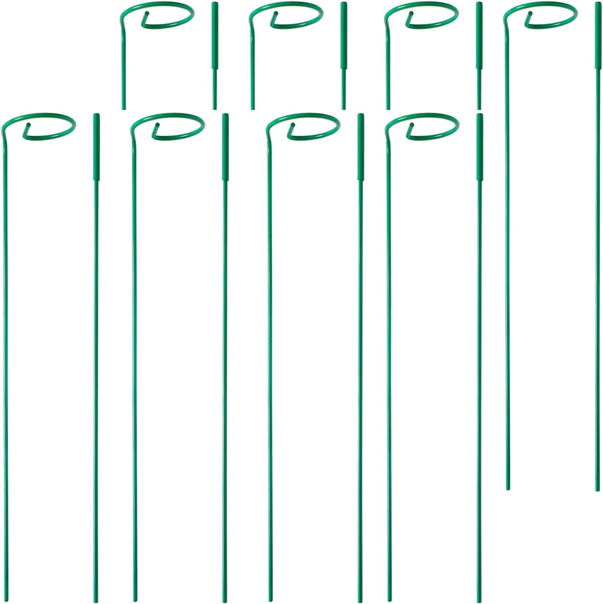 8 Pack Plant Stakes,Plant Support Stakes for Two Sizes(16 or 32 Inches),Plant Stakes for Outdoor