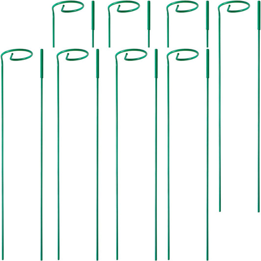 8 Pack Plant Stakes,Plant Support Stakes for Two Sizes(16 or 32 Inches),Plant Stakes for Outdoor
