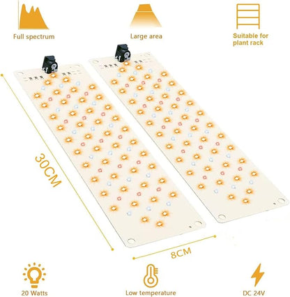 Grow Lights for Indoor Plants,Ultra-Thin Panel Grow Lamp,158LEDs Full Spectrum Grow Lights for