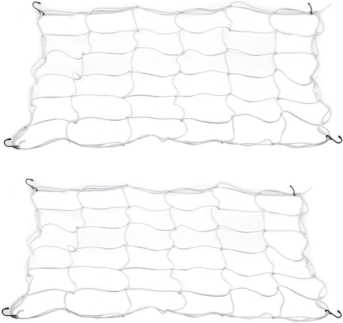 2 Pack Grow Tent Net Trellis Netting 4x4Ft Elastic Trellis Netting Includes 8 Iron Hooks Flexible