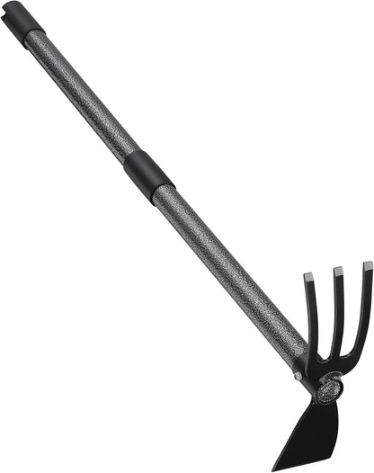 Hoe Garden Tool, 30 Inch Garden Hoe Long Handle for Weeding, Hoe Cultivator 2 in 1 Hand Garden