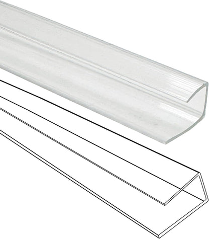 10 PCS Polycarbonate Greenhouse U Connector Profile 4ft Length Fits 0.32’’ & 0.4’’ Twin-Wall