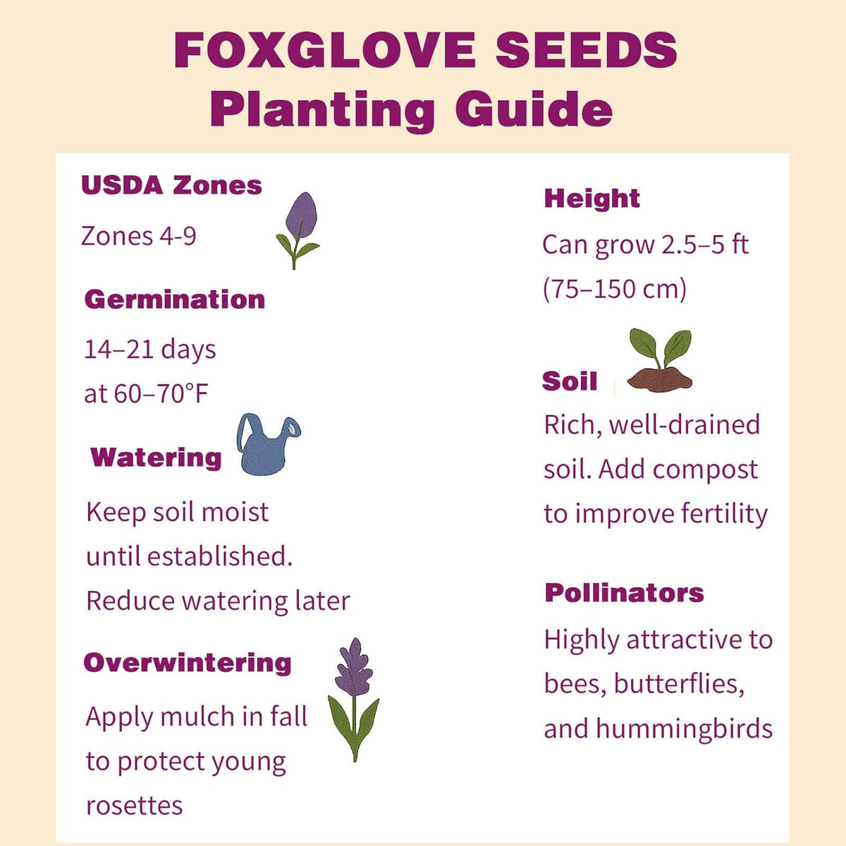 Foxglove Seeds 250,000+ Bulk Pack - Tall Spire Blooms, Mixed Colors for Garden Borders, Easy