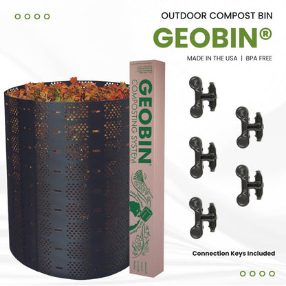 Geobin Compost Bin - 246 Gallon, Expandable, Easy Assembly, Made in the USA, Outdoor & Backyard