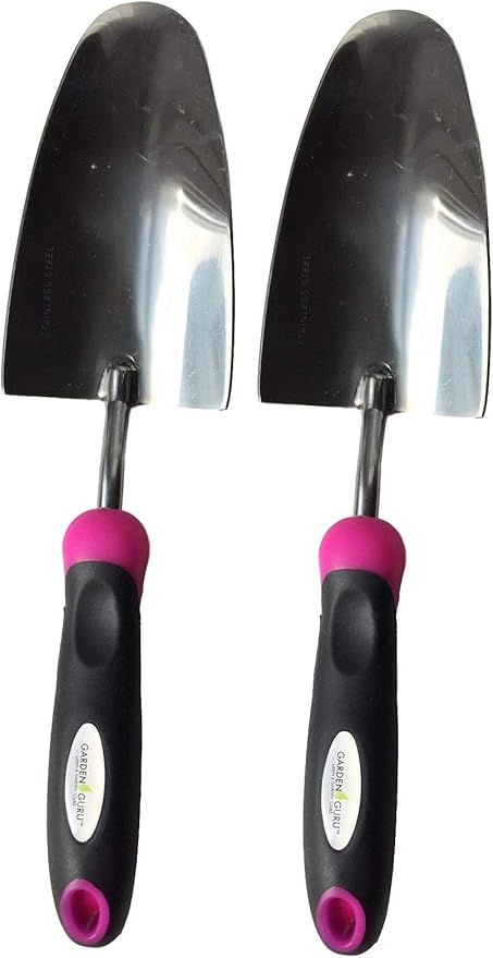 Garden Guru Super Strong Garden Trowel Hand Shovel - Stainless Steel - Rust Resistant - Ergonomic