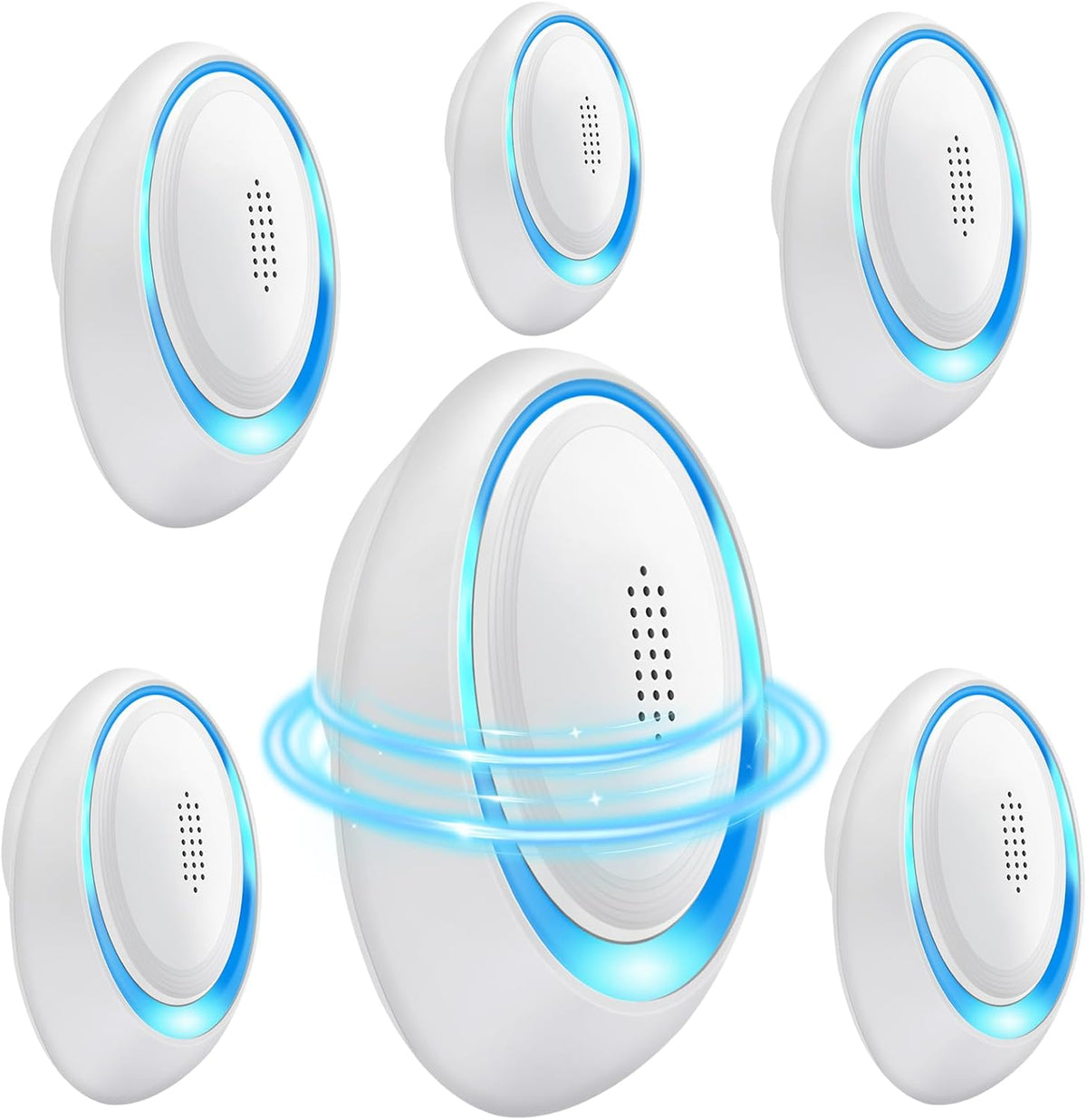 2025 Upgraded Mouse Repellent Indoor, 6 Pack Ultrasonic Pest Repeller, Roach Repellent Plug, Roach