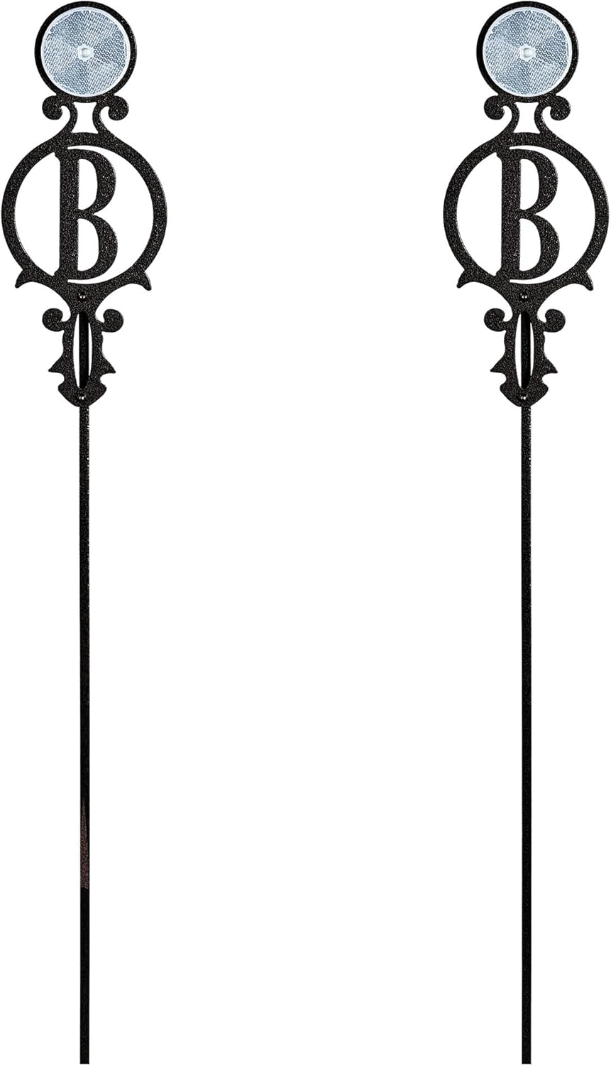 Touch of Class Pathways Reflective Driveway Marker Stake Set of Two for Outdoor Use | Custom