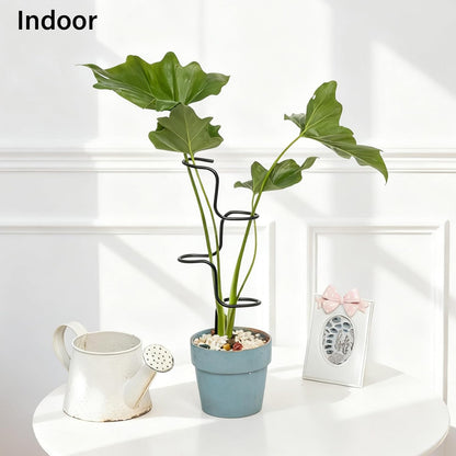 3PCS Indoor Plant Support Stakes - Sturdy Metal Trellis for Garden Flowers & Monstera, Durable &