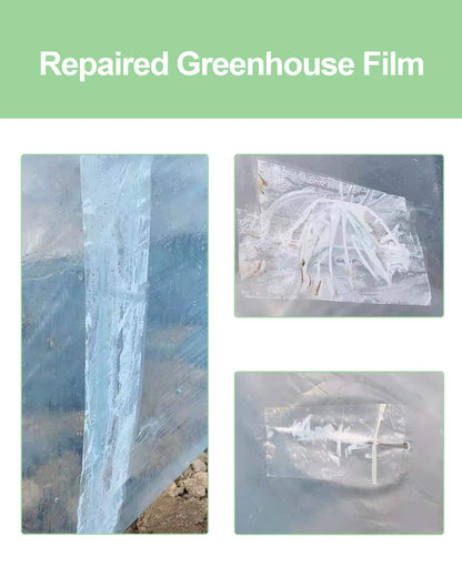 vensovo Greenhouse Covering Plastic Repair Tape - Heavy Duty 6″x108′ Garden Green House Sheeting