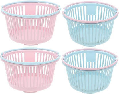 4pcs Portable Fruit Picking Baskets Ergonomic Handle Containers for Collecting Berries Cherries and