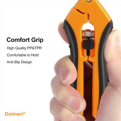 2 Pack Pruning Shears, 6.5” Gardening Scissors with Sharp Stainless Steel Blades and Comfort Grip