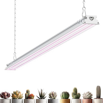 Barrina TX-S60 4FT Grow Light for Indoor Plants, 60W(420W Equivalent), Full Spectrum, High PPFD