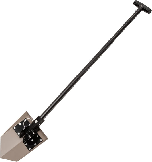 DMOS Delta Shovel - Collapsible Heavy-Duty Steel Folding Shovel for Camping, Overlanding, Survival