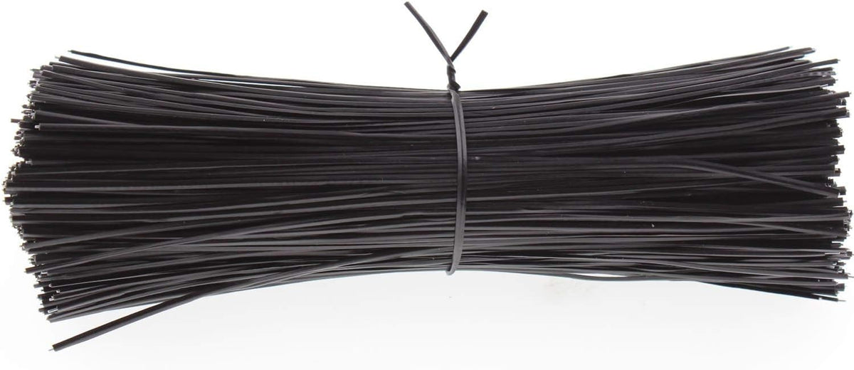 6 Inch Twist Ties,Ulifestar Cable Ties Bag Ties Plastic Coated Twist Ties 1000 Pack (Black)