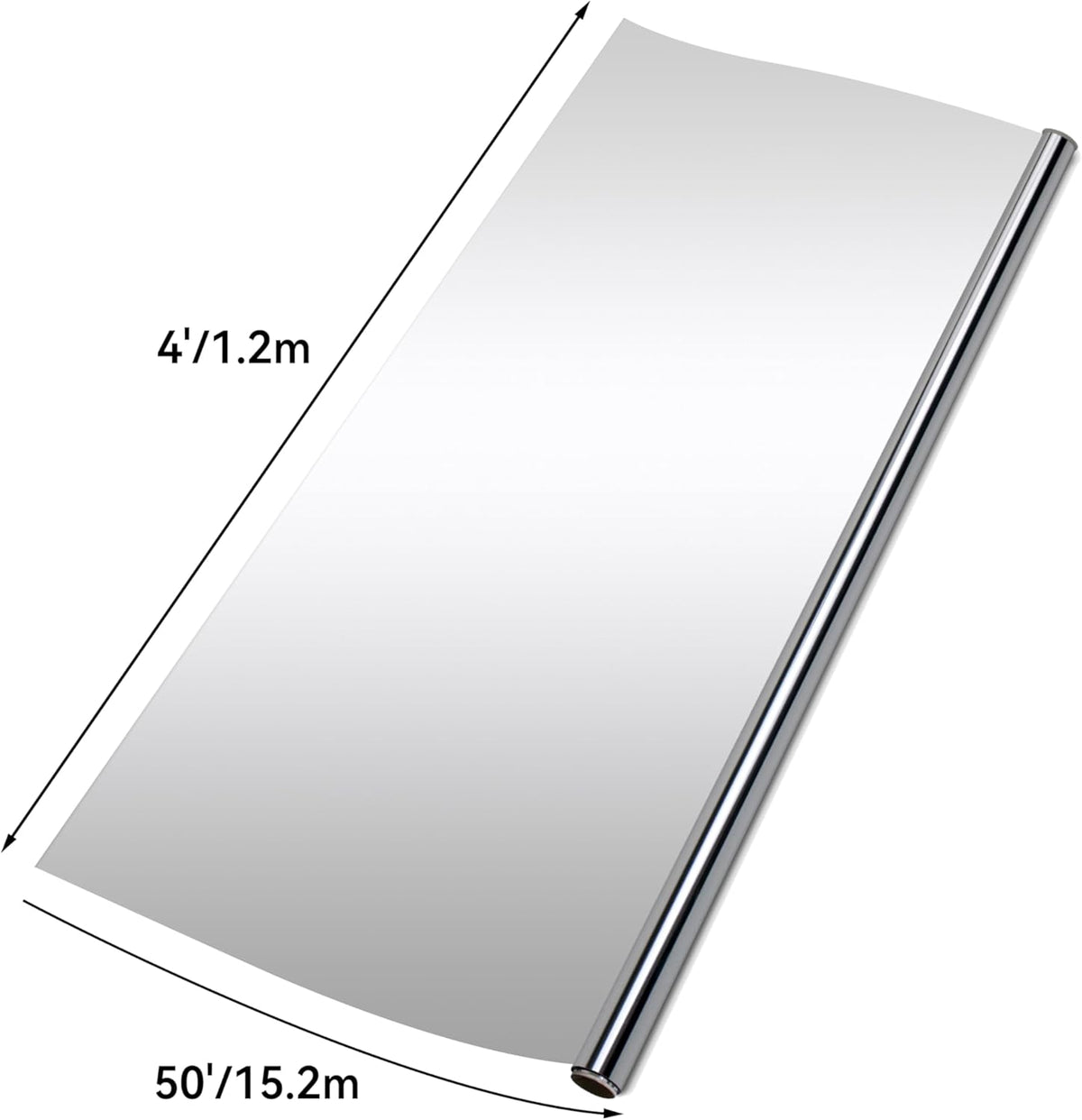 TEXALAN(R) Horticulture Highly Reflective Mylar Film Roll for Grow Room 2 Mil (4X50FT)