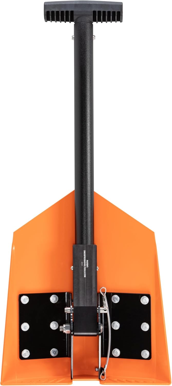 DMOS Delta Shovel - Collapsible Heavy-Duty Steel Folding Shovel for Camping, Overlanding, Survival