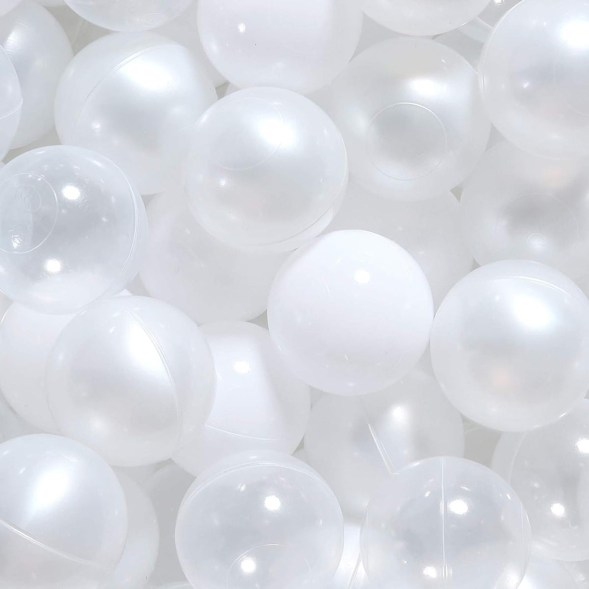 TRENDPLAY Plastic Balls for Ball Pits 2.2 Inch, Pack of 50 100 200 500 Hollow Balls, Perfect for
